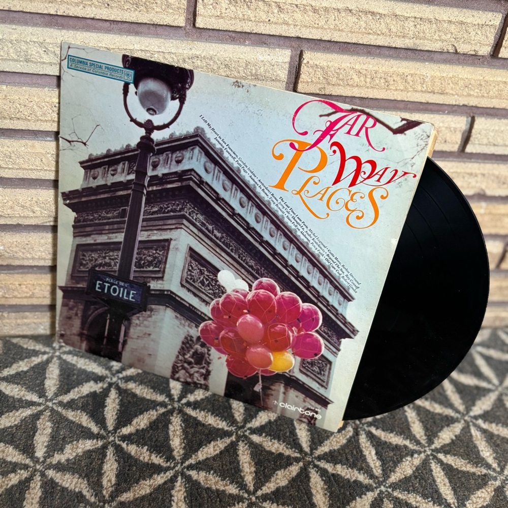 70's "Far Away Places" Record - 70's Easy Listening Album - Compilation Vinyl